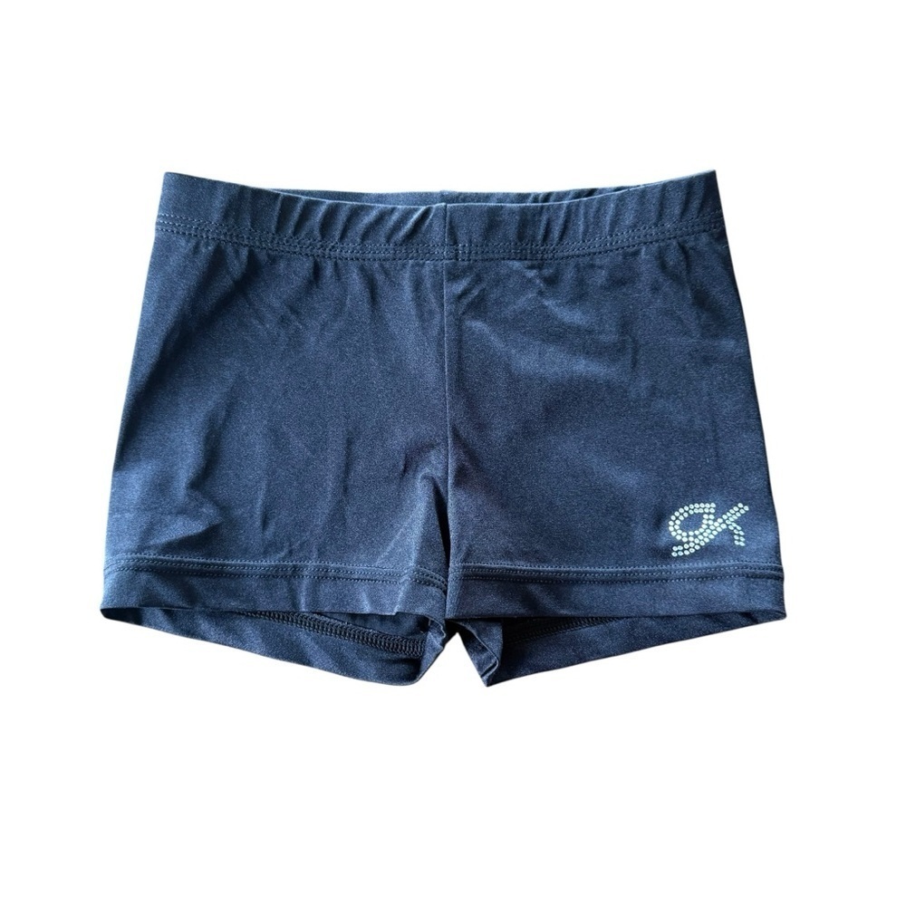 GK Black Gymnastics Shorts Child Large